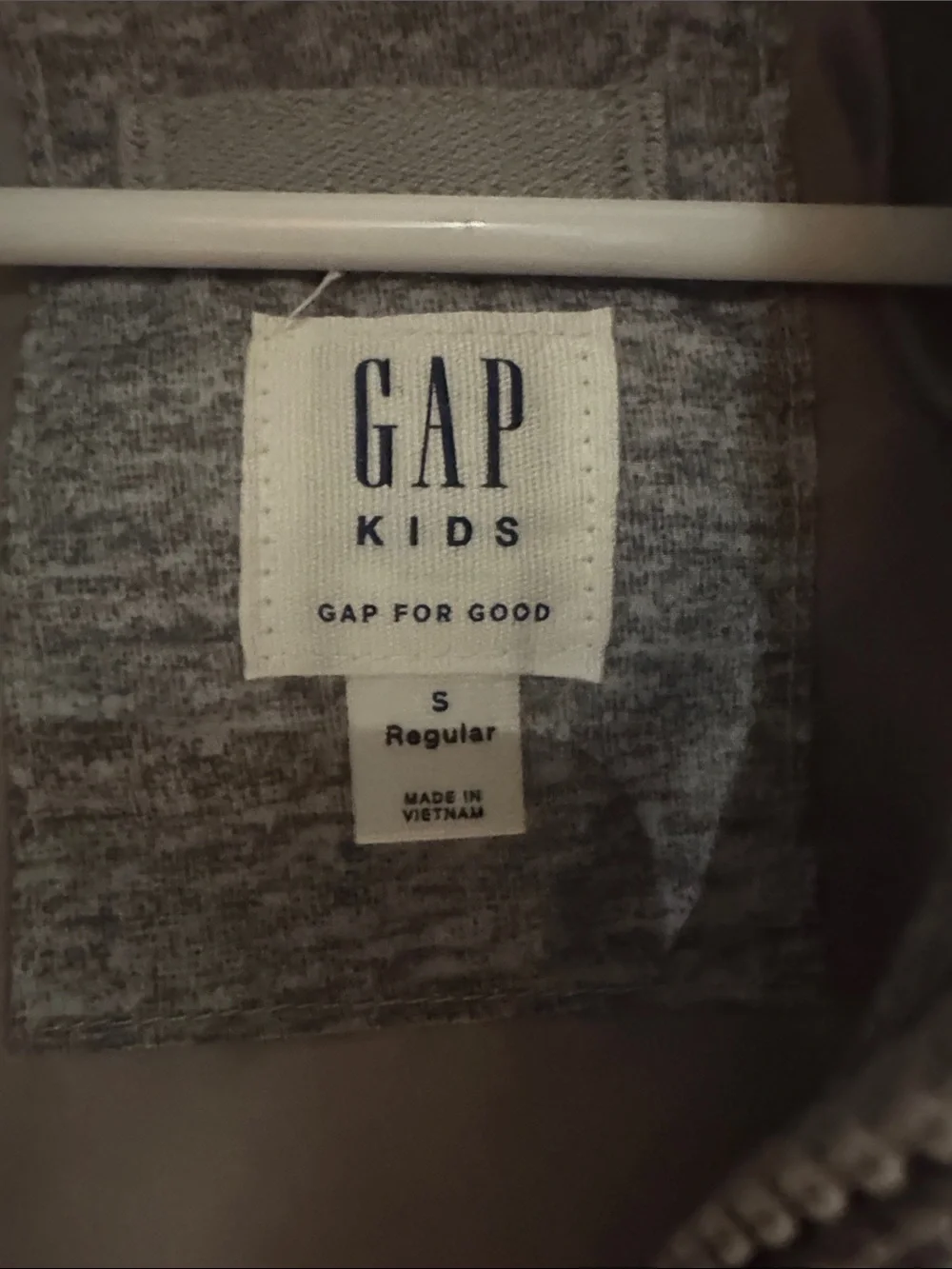 GAP Kids Heather Gray Quilted Vest